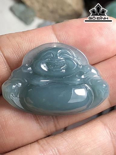 Di Lặc Đá Cẩm Thạch Cao 25,3 Ngang 37,3 Sâu 6,2 (mm) 8g