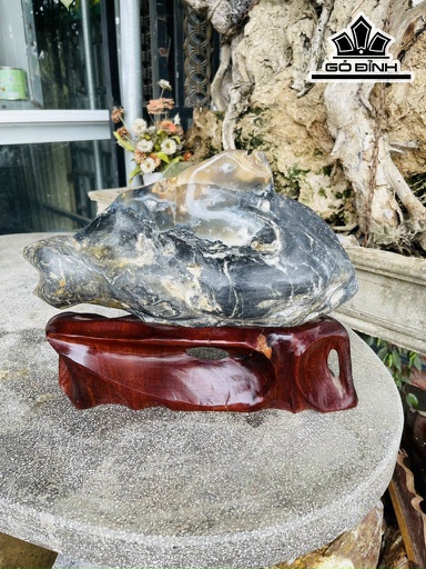 Tác Phẩm Chú Cá Đá Can Thạch Gia Lai Cao 36 Ngang 29 (cm) 6,2kg