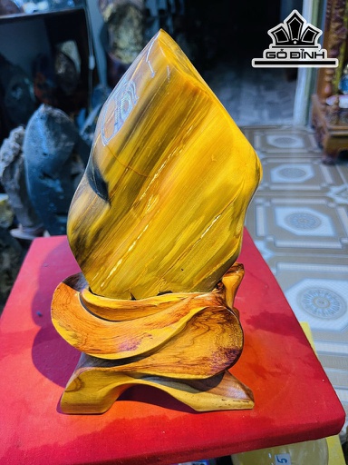 Tác Phẩm Gỗ Hóa Ngọc Gia Lai Cao 26 (cm) 2kg