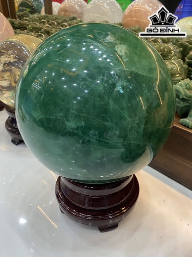 Bi Cầu Đá Flourite Đường Kính Hạt 22 (cm) 24,8kg