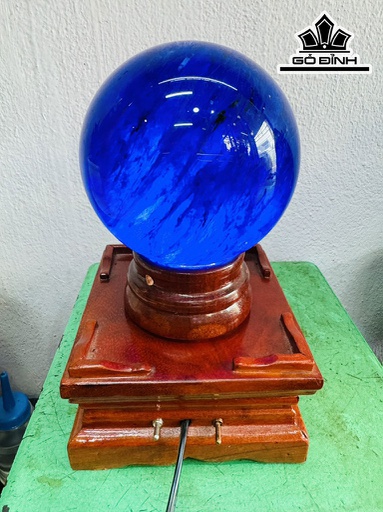 Bi Cầu Thủy Tinh Xanh Đường Kính Hạt 12 (cm) 1,8kg