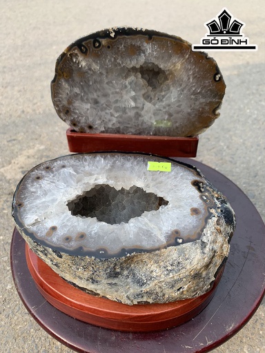 Bát Tụ Bảo Đá Mã Não Cao 18 Ngang 19 Sâu 17 (cm) 3,4kg