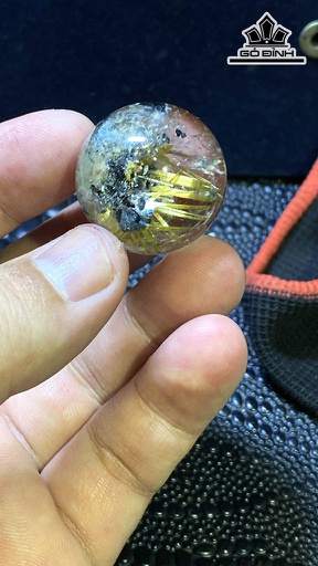 Bi Cầu Đá Thạch Anh Ưu Linh Đường Kính Hạt 25 (mm) 25,8g