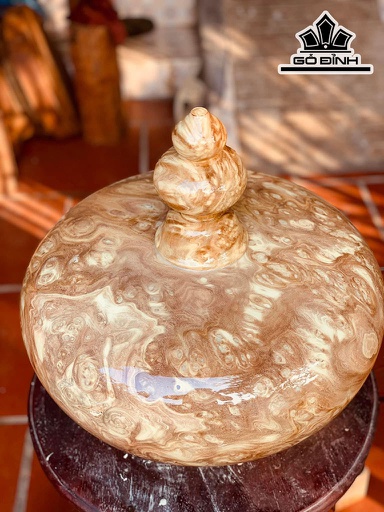 Chum Phú Quý Gỗ Nu Nghiến Cao 39 Đường Kính 40 (cm)