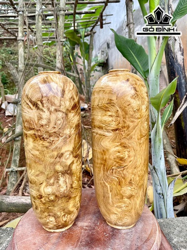 Chum Phú Quý Gỗ Nu Nghiến Cao 40 Đường Kính 15 (cm)