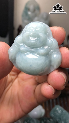 Mặt Dây Chuyền Di Lặc Đá Cẩm Thạch Cao 41 Ngang 41,8 Sâu 11 (mm) 29,6g