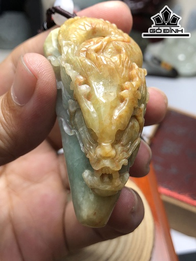 Rồng Đá Cẩm Thạch Cao 65 Ngang 30 Sâu 24,8 (mm) 72,6g