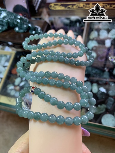 Chuỗi 108 Hạt Đá Cẩm Thạch Đường Kính Hạt 6,73 - 7,15 (mm) 307,43cts