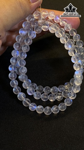 Chuỗi Đá Mặt Trăng (Moon) Đường Kính Hạt 6,3 (cm) 30g