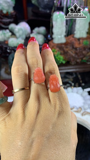 Mặt Dây Chuyền Tỳ Hưu Đá Mã Não Nam Hồng Cao 16,8 Ngang 19,6 Sâu 10,2 (mm) 4,3g