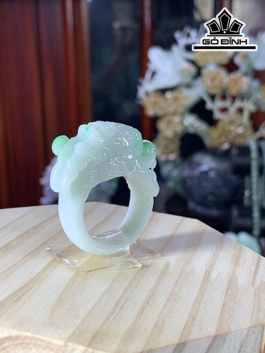 Nhẫn Rồng Đá Cẩm Thạch Đường Kính 21,7 (mm) 22,6g