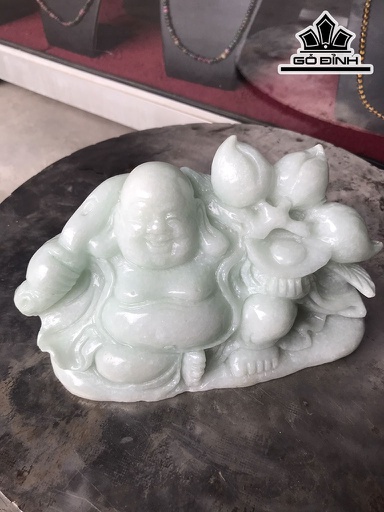 Di Lặc Đá Canxit Yên Bái Cao 16 Ngang 21 (cm) 3,4kg