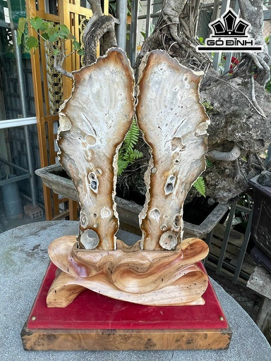 Tác Phẩm Cặp Đá Mã Não Cao 59 (cm) 10,8kg