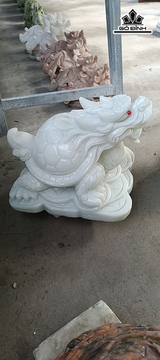 Tác Phẩm Long Quy Đá Cẩm Thạch Cao 30 Ngang 36 (cm) 31kg