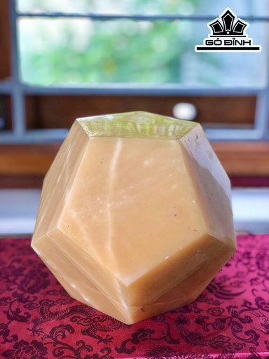 Bi Cầu 12 Mặt Đá Ngọc Hoàng Long Cao 15 Ngang 16 (cm) 5,46kg