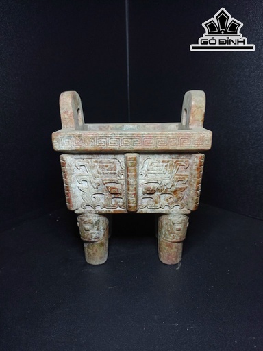 Lư Đá Cẩm Thạch Cao 15 Ngang 12 (cm)