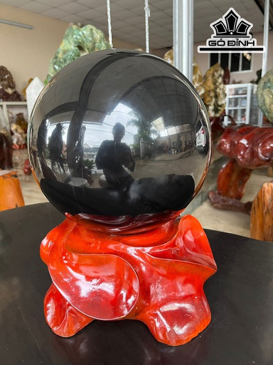 Bi Cầu Đá Đen Bồ Kết Đại Bình Đường Kính Hạt 25 (cm) 27kg