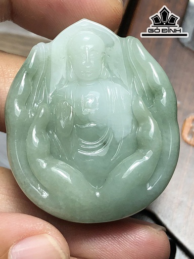 Mặt Dây Chuyền Adida Đá Cẩm Thạch Cao 42 Ngang 35 Sâu 12,3 (mm) 37g