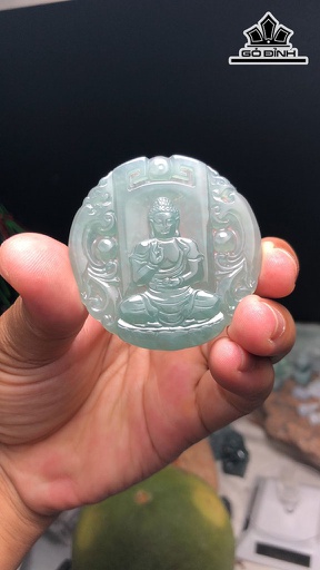 Mặt Dây Chuyền Adida Đá Cẩm Thạch Cao 51,7 Ngang 4,1 (mm) 20g