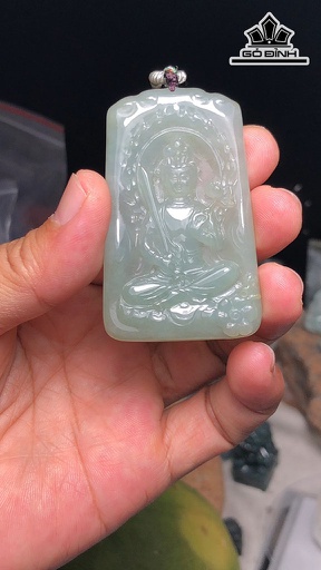 Mặt Dây Chuyền Hư Không Đá Cẩm Thạch Cao 61,3 Ngang 38,3 Sâu 5,5 (mm) 28,7g