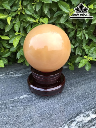 Bi Cầu Cát Tường Đá Ngọc Hoàng Long Đường Kính Hạt 10 (cm) 1,42kg