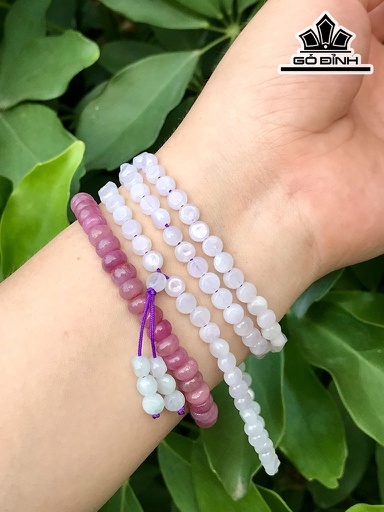 Chuỗi Đá Bạch Ngọc Cao 5,5 Ngang 3,5 (mm)