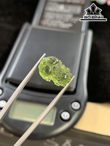 Mặt Dây Chuyền Tỳ Hưu Đá Peridot 10,8cts
