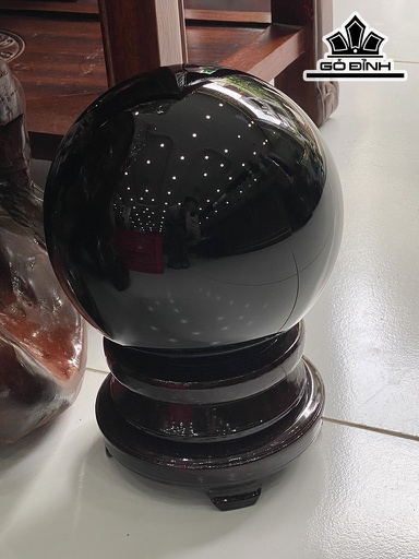 Bi Cầu Đá Onyx Đen Đường Kính 19 (cm) 10,16kg