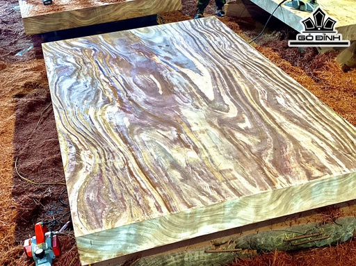 Sập Gỗ Cẩm Hồng Dài 310 Rộng 180 Dày 19 (cm)