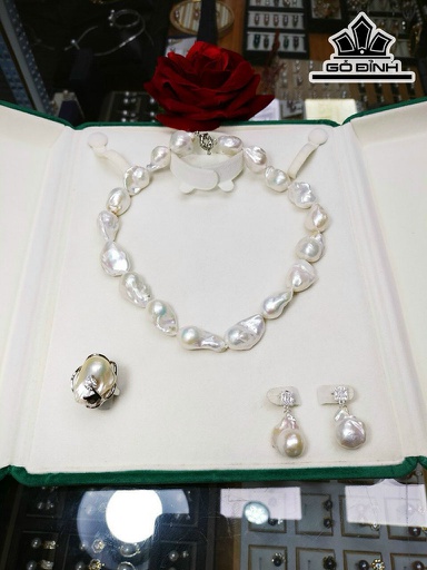 Set 3 Món Ngọc Trai Thô Tự Nhiên