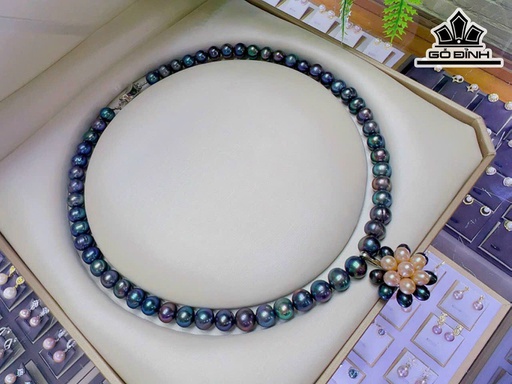 Vòng Cổ Ngọc Trai Xanh Đen