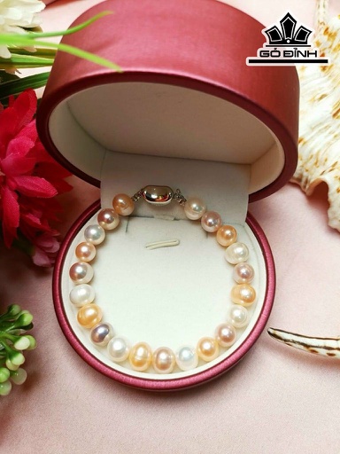 Vòng Tay Ngọc Trai Bán Cầu Size 7-8 li