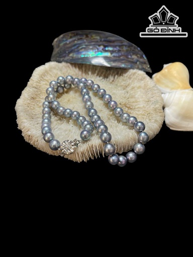 Vòng Cổ Ngọc Trai Akoya Dài 45 cm Size 7.7-8 li