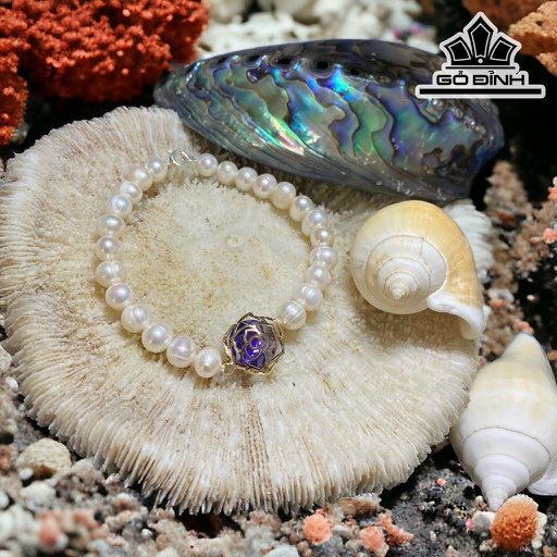 Vòng Tay Ngọc Trai Mix Titan