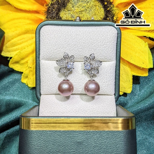 Bông Tai Ngọc trai Edison Size 9 li