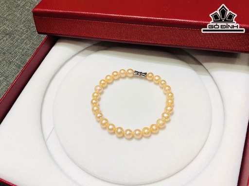 Vòng Tay Ngọc Trai Tròn Size 7 li