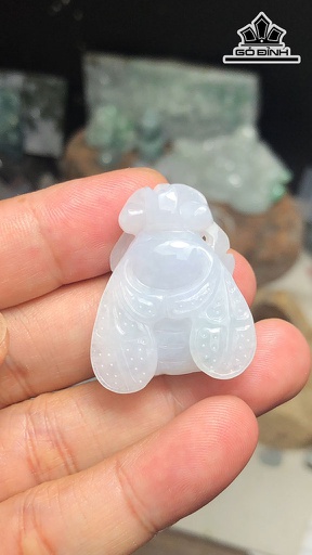 Con Ong Đá Cẩm Thạch Cao 35 Ngang 27 Sâu 12 (mm) 17g