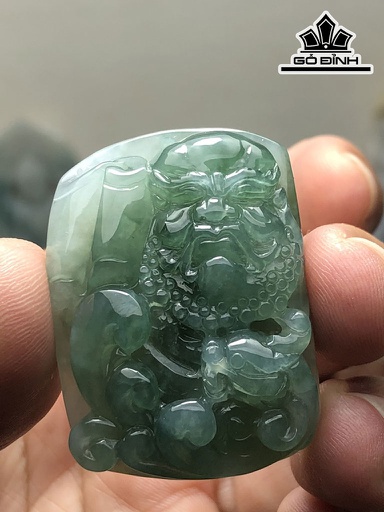 Mặt Dây Chuyền Đạt Ma Sư Tổ Đá Cẩm Thạch Cao 39,3 Ngang 28,8 Sâu 12 (mm) 28g