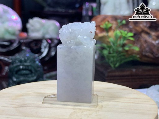 Ấn Tỳ Hưu Đá Cẩm Thạch Cao 42,5 Ngang 19 Sâu 13 (mm) 31,1g