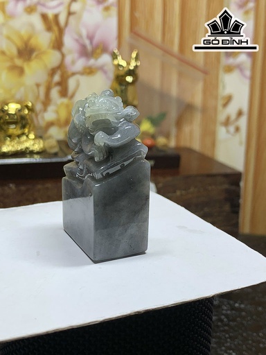 Ấn Tỳ Hưu Đá Cẩm Thạch Cao 49,2 Ngang 29,7 Sâu 18,2 (mm) 69,5g