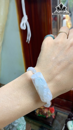 Khánh Tỳ Hưu Đá Cẩm Thạch Cao 40,7 Ngang 15,3 Sâu 10,3 (mm) 18,5g