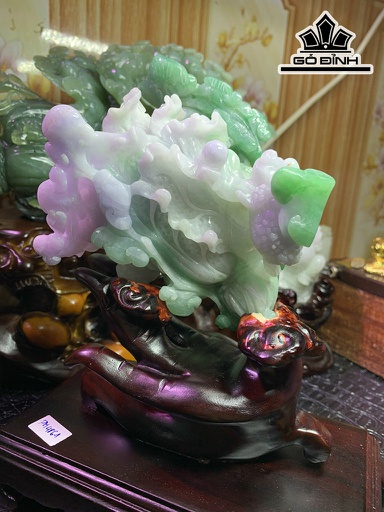 Tác Phẩm Bắp Cải Đá Cẩm Thạch Cao 112 Ngang 85 Sâu 80 (mm) 931g