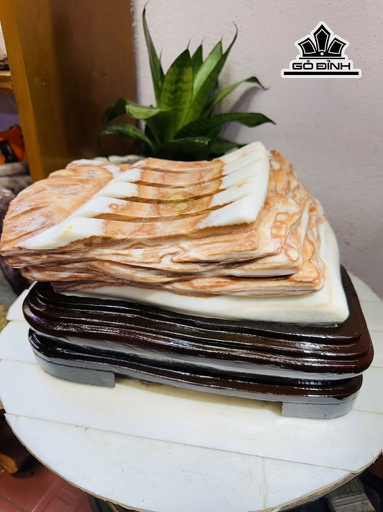 Tác Phẩm Đá Thịt Heo (Canxit) Cao 17 Ngang 25 (cm) 7,5kg