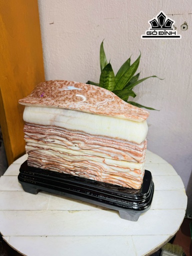 Tác Phẩm Đá Thịt Heo (Canxit) Cao 20 Ngang 22 (cm) 4,5kg