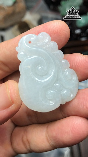 Mặt Dây Chuyền Như Ý Đá Cẩm Thạch Cao 38,3 Ngang 31 Sâu 8,3 (mm) 14g