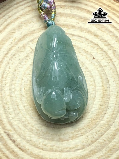 Mặt Dây Chuyền Niên Niên Hữu Dư Đá Cẩm Thạch Cao 36,6 Ngang 20,8 Sâu 15 (mm) 15g