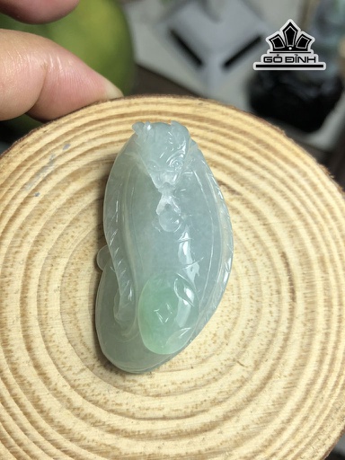 Mặt Dây Chuyền Rắn Đá Cẩm Thạch Cao 46,3 Ngang 26,3 Sâu 15,8 (mm) 27g