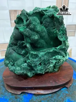 Tác Phẩm Đá Malachite Cao 15 (cm) 1,56kg