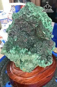 Tác Phẩm Đá Malachite Cao 19 (cm) 2,1kg