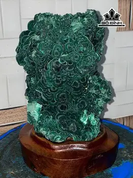 Tác Phẩm Đá Malachite Cao 22 (cm) 2,7kg